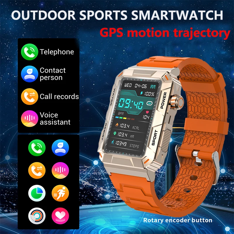 Новые умные часы GPS Sport Track с функцией мониторинга сердечного ритма, уровня кислорода в крови, артериального давления, Bluetooth-вызовами, защитой IP67, для фитнеса и тренировок.
Новые умные часы GPS Sport Track с функцией мониторинга сердечного ритма, уровня кислорода в крови, артериального давления, Bluetooth-вызовами, защитой IP67, для фитнеса и тренировок.