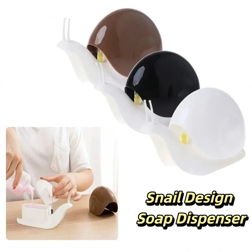 120 ml Capacity Snail Design Soap Dispenser Press-Type Design Cartoon Snail Shaped Creative Soap Dispenser Creative Design
120 ml Capacity Snail Design Soap Dispenser Press-Type Design Cartoon Snail Shaped Creative Soap Dispenser Creative Design