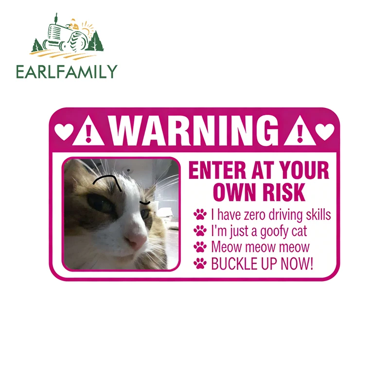 EARLFAMILY Enter At Your Own Risk Car Stickers Laptop Motorcycle Anime Trunk Car Accessories Decal Surfboard Vinyl RV Decor
EARLFAMILY Enter At Your Own Risk Car Stickers Laptop Motorcycle Anime Trunk Car Accessories Decal Surfboard Vinyl RV Decor