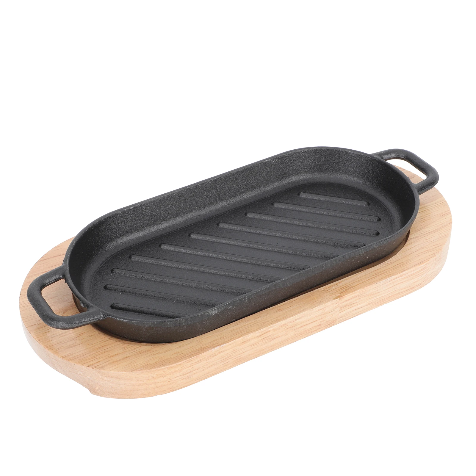 1 set Cast Iron Grilling Plate 22x11 Mini Fish Pan Non Stick Steak Platter Tray Japanese BBQ Roasting Pan Deep 2cm
1 set Cast Iron Grilling Plate 22x11 Mini Fish Pan Non Stick Steak Platter Tray Japanese BBQ Roasting Pan Deep 2cm