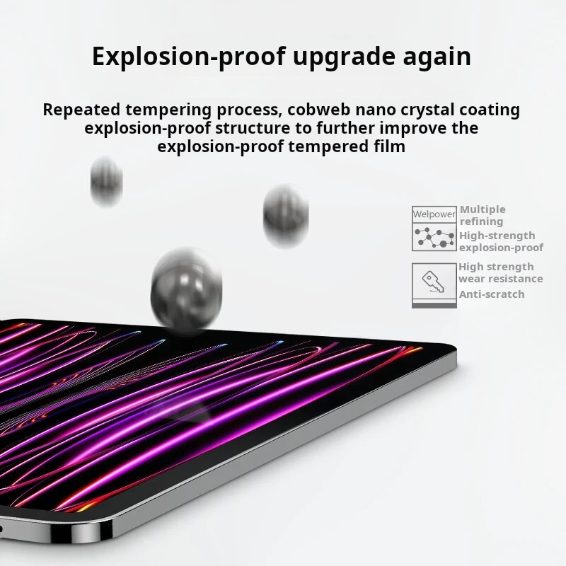 Suitable for Apple flat tempered glass film for iPad 10 tempered film Pro tempered film for iPad 2024 tempered film
Suitable for Apple flat tempered glass film for iPad 10 tempered film Pro tempered film for iPad 2024 tempered film