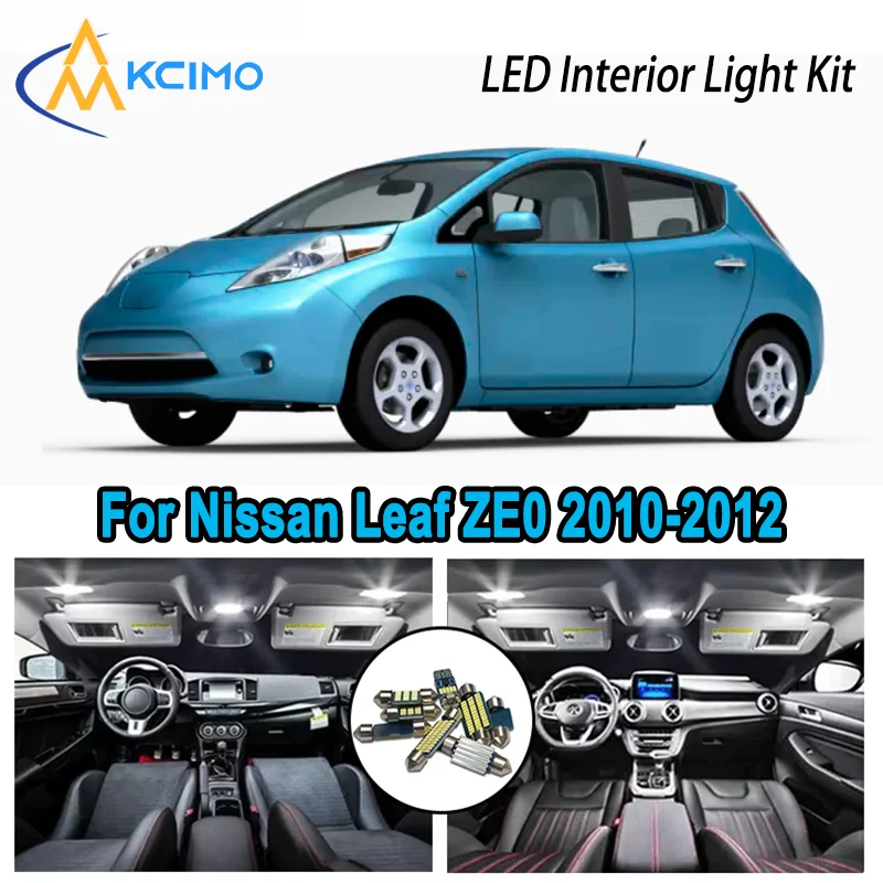 Premium Bright LED Interior Light Kit for Nissan Leaf ZE0 2010-2012 2011 2012 Dome Map Trunk Car Lamps with Canbus No Error 
Premium Bright LED Interior Light Kit for Nissan Leaf ZE0 2010-2012 2011 2012 Dome Map Trunk Car Lamps with Canbus No Error
