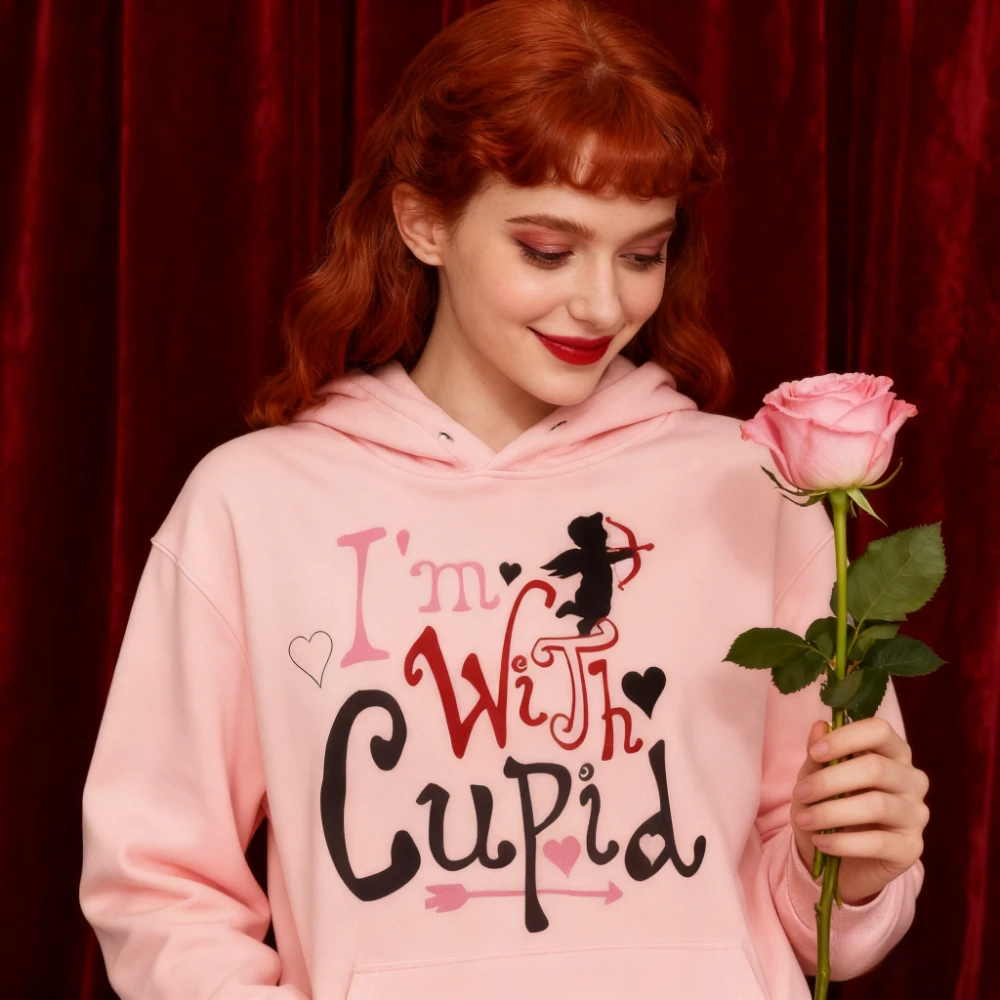 День святого Валентина, я с сердечком Купидона, женские толстовки с капюшоном, модные повседневные мужские праздничные толстовки, топ на День святого Валентина
День святого Валентина, я с сердечком Купидона, женские толстовки с капюшоном, модные повседневные мужские праздничные толстовки, топ на День святого Валентина