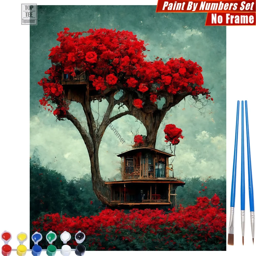 Colossal Flower Tree DIY Paints By Numbers Set - Tree Huts Flowers Family Activities Gift For Dad Gift For Grandma
Colossal Flower Tree DIY Paints By Numbers Set - Tree Huts Flowers Family Activities Gift For Dad Gift For Grandma