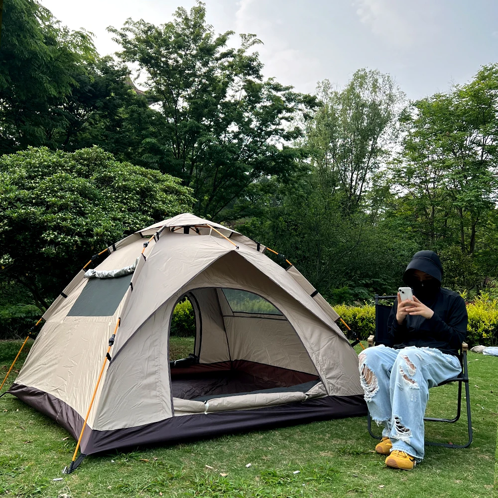 An outdoor folding tent with quick pop-up camping tent, travel tent, waterproof sunscreen tent, suitable for hiking travel tent
An outdoor folding tent with quick pop-up camping tent, travel tent, waterproof sunscreen tent, suitable for hiking travel tent