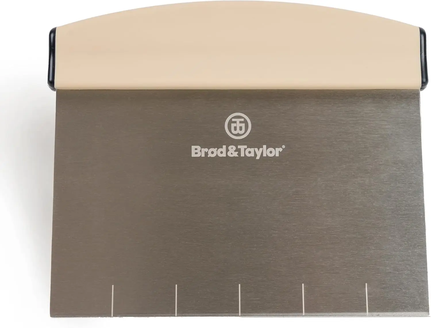 Stainless Steel Bench Knife with 1" Markings, Non-Slip Handle, 6"x5.25" Dough Cutter, Dishwasher Safe
Stainless Steel Bench Knife with 1" Markings, Non-Slip Handle, 6"x5.25" Dough Cutter, Dishwasher Safe