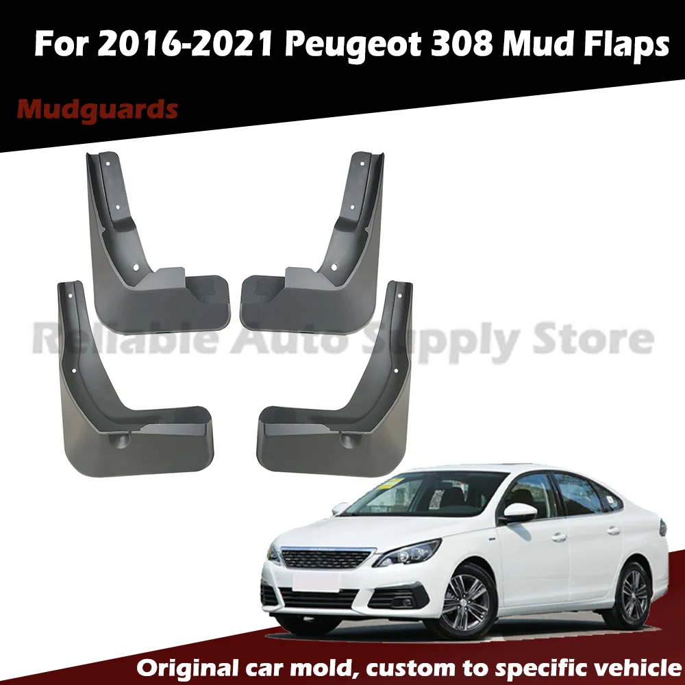 Exterior Parts Mudguards For 2016-2021 Peugeot 308, PP Soft Plastic Rain Mud Guard, Car Mud Flap with Perfect Fit Protection
Exterior Parts Mudguards For 2016-2021 Peugeot 308, PP Soft Plastic Rain Mud Guard, Car Mud Flap with Perfect Fit Protection