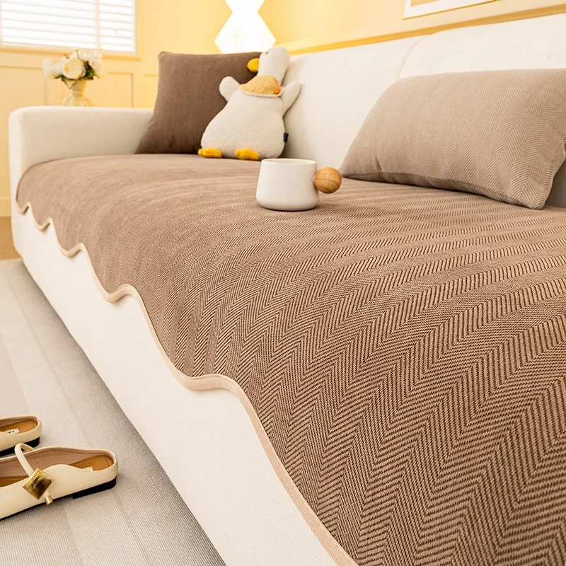Irregular Chenille Sofa Cover 2025 New Striped Sofa Mat Towel All Seasons Universal Non-Slip Couch Cushion for Living Room 쇼파패드
Irregular Chenille Sofa Cover 2025 New Striped Sofa Mat Towel All Seasons Universal Non-Slip Couch Cushion for Living Room 쇼파패드