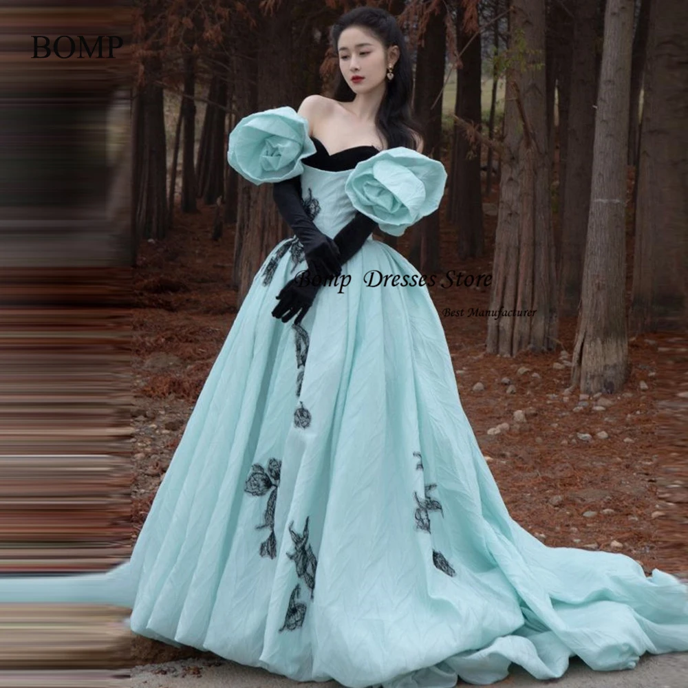 BOMP Elegant Party Dresses Sweetheart Embroidery Puff Sleeves Princess Evening Gowns Photograph Customized Vestidos de fiesta
BOMP Elegant Party Dresses Sweetheart Embroidery Puff Sleeves Princess Evening Gowns Photograph Customized Vestidos de fiesta