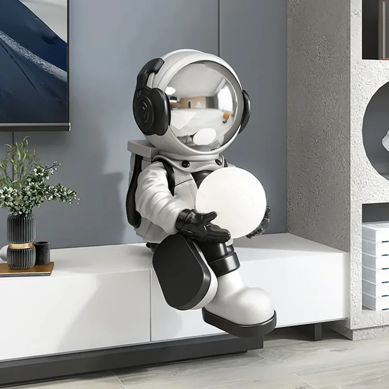 Modern Art Home Decoration Astronaut Statue With Lamp Fashion Sculpture Creative Living Room Desktop Decor Resin Crafts Gift
Modern Art Home Decoration Astronaut Statue With Lamp Fashion Sculpture Creative Living Room Desktop Decor Resin Crafts Gift