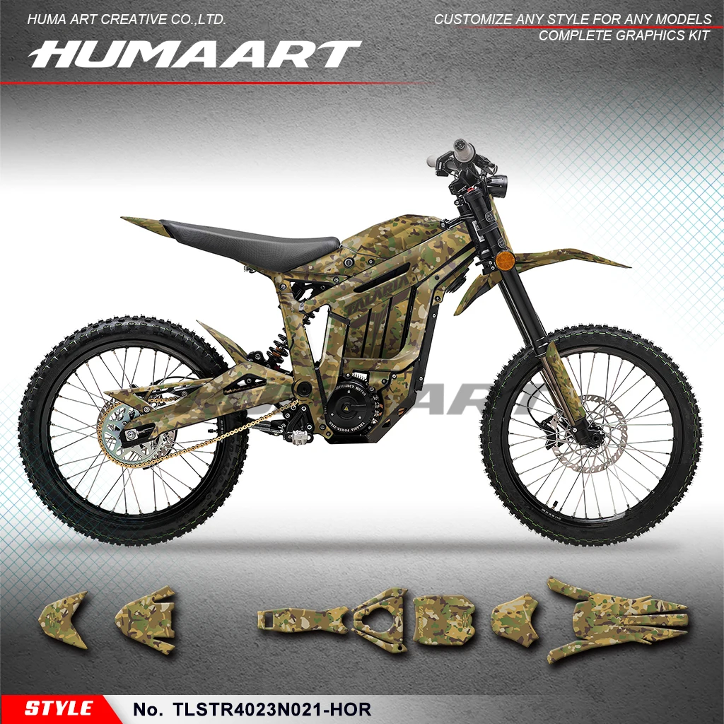 HUMAART Full Graphics Wrap Custom Stickers Kit для TALARIA Sting R MX L1E / SX3, камуфляжный (стиль без фото)
HUMAART Full Graphics Wrap Custom Stickers Kit для TALARIA Sting R MX L1E / SX3, камуфляжный (стиль без фото)