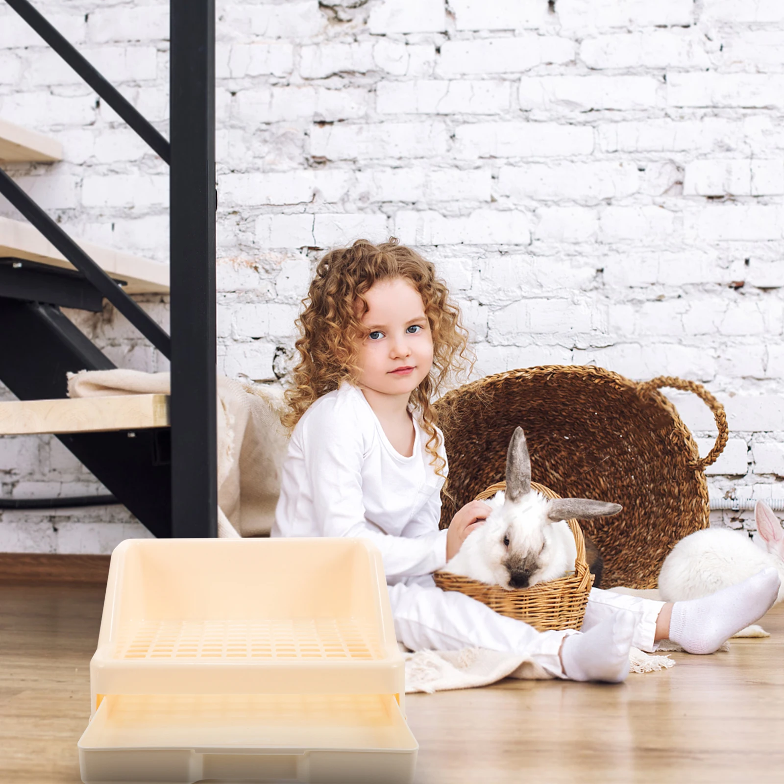 Large Rabbit Litter Box for Cage Pet Toilet Tray Safe Plastic Material Training Potty for Bunny Hamster Mouse Small Animals
Large Rabbit Litter Box for Cage Pet Toilet Tray Safe Plastic Material Training Potty for Bunny Hamster Mouse Small Animals