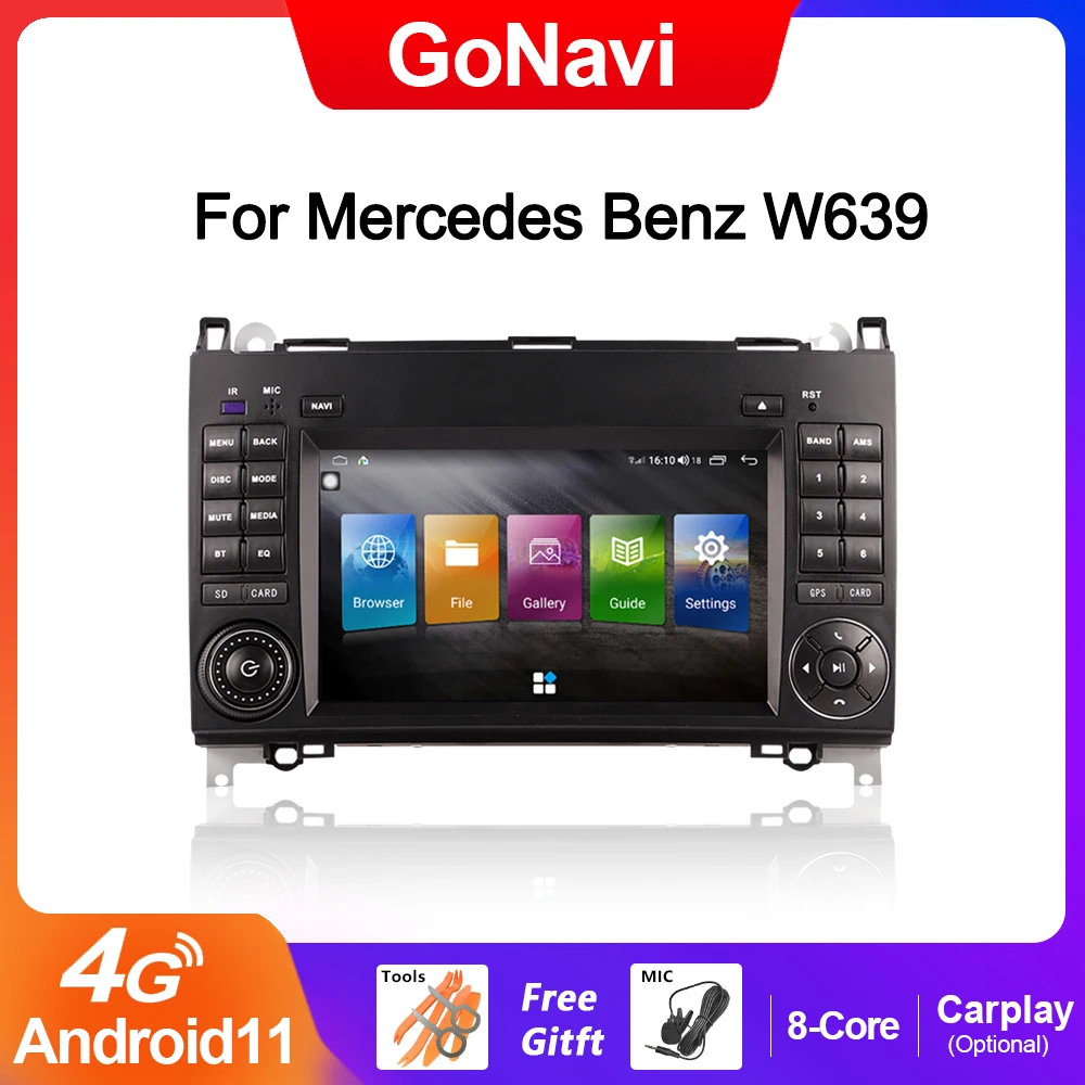 GoNavi for Mercedes Benz B200 A B Class W169 W245 android 11 Car Radio Central Multimedia Stereo Receiver Dvd Players Navigation
GoNavi for Mercedes Benz B200 A B Class W169 W245 android 11 Car Radio Central Multimedia Stereo Receiver Dvd Players Navigation