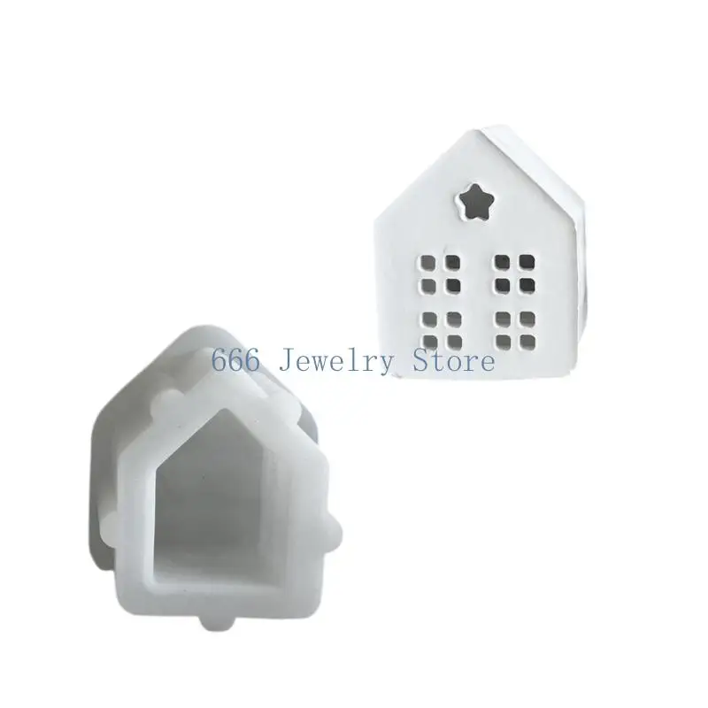 F2TD House Tealight Holder Mold Home Decorative Enthusiasts Silicone Mold for Small House Tealight Candleholder
F2TD House Tealight Holder Mold Home Decorative Enthusiasts Silicone Mold for Small House Tealight Candleholder