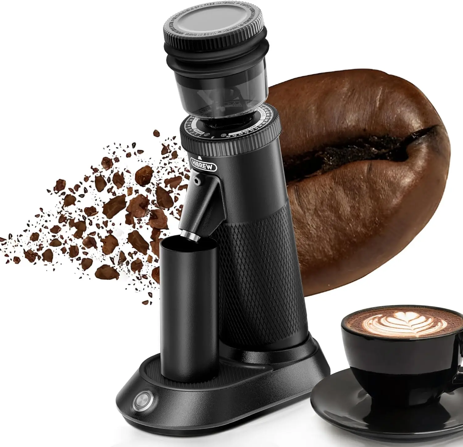 G5 Single-Dose Espresso Grinder with Conical Burr, Magnetic Dosing Cup, Metal Housing, Dual-Speed Adjustment, 36-Step Micro Grin
G5 Single-Dose Espresso Grinder with Conical Burr, Magnetic Dosing Cup, Metal Housing, Dual-Speed Adjustment, 36-Step Micro Grin