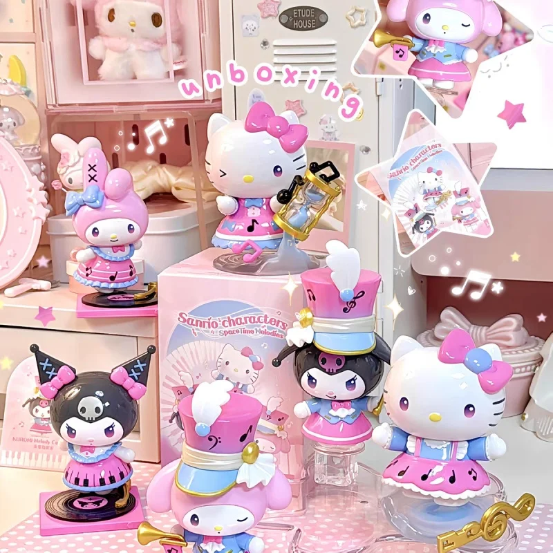 Sanrio Characters Blind Box Kuromi Hello Kitty My Melody Spatial-Time Melodious Figurine Decor Ornament Gift Authentic Toy
Sanrio Characters Blind Box Kuromi Hello Kitty My Melody Spatial-Time Melodious Figurine Decor Ornament Gift Authentic Toy