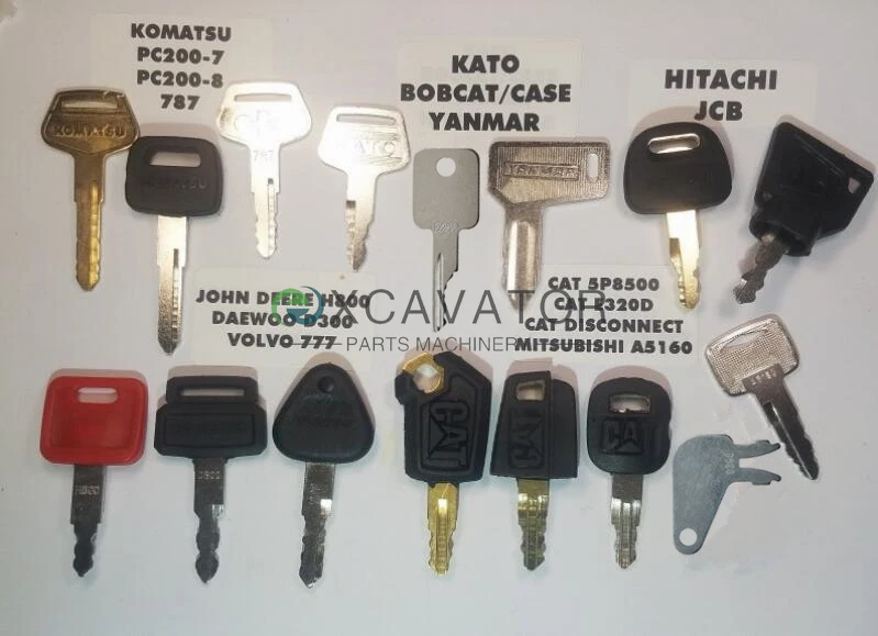 Key Set For Caterpillar For volvo Hitachi For komatsu yanmar deawoo doosan For KATO CASE for JCB 3CX Heavy equipment excavator
Key Set For Caterpillar For volvo Hitachi For komatsu yanmar deawoo doosan For KATO CASE for JCB 3CX Heavy equipment excavator