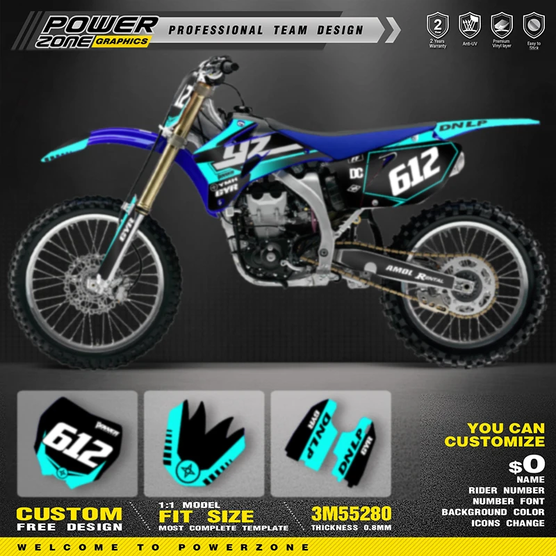 PowerZone пользовательские графические фоны для команды, набор наклеек для YAMAHA YZF250 450 2006 2007 2008 2009 YZF250 YZF450 07
PowerZone пользовательские графические фоны для команды, набор наклеек для YAMAHA YZF250 450 2006 2007 2008 2009 YZF250 YZF450 07