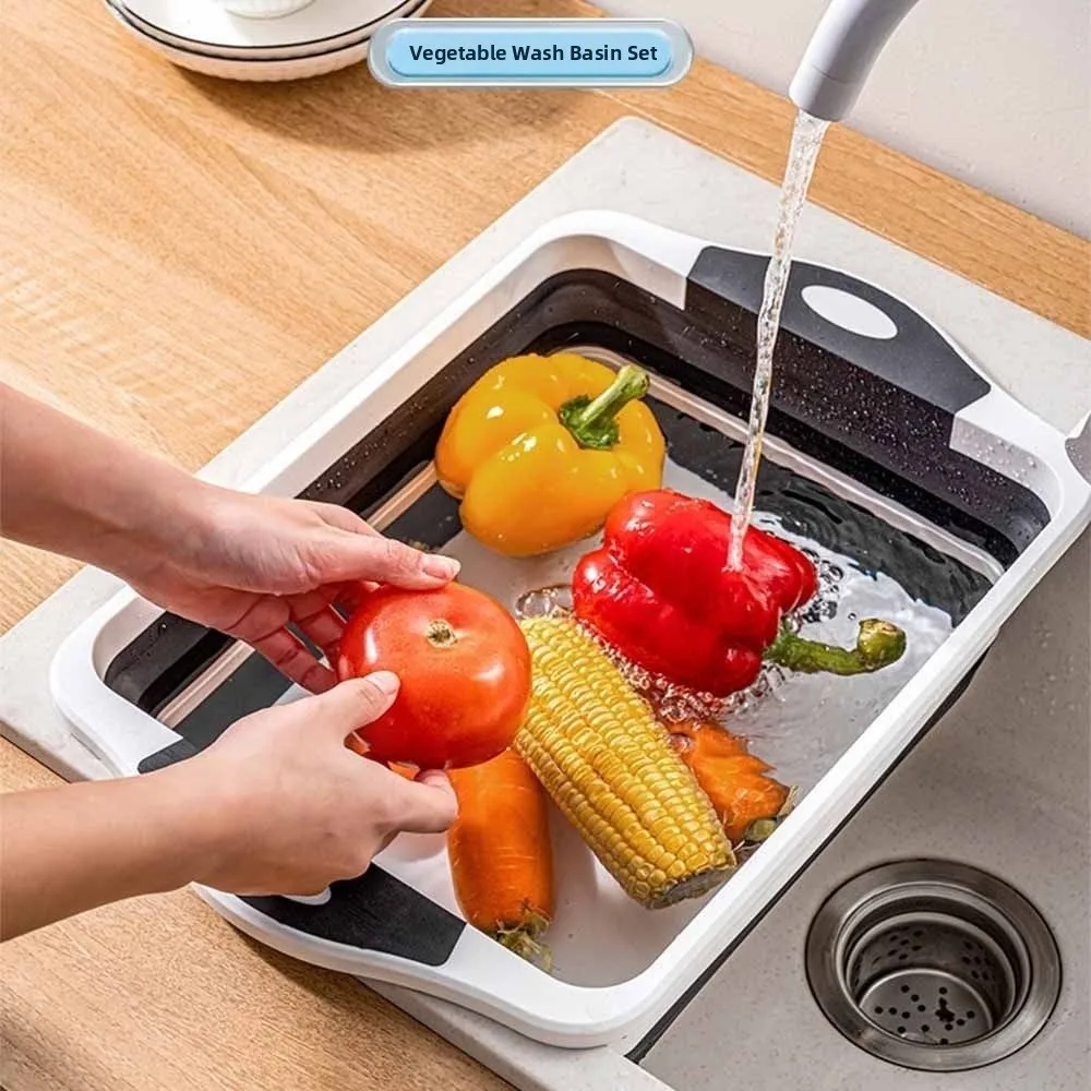 3 in 1 Folding Vegetable Board Space Saving Washable Collapsible Cutting Board BPA Free PP Foldable Wash Basin Travel Use
3 in 1 Folding Vegetable Board Space Saving Washable Collapsible Cutting Board BPA Free PP Foldable Wash Basin Travel Use
