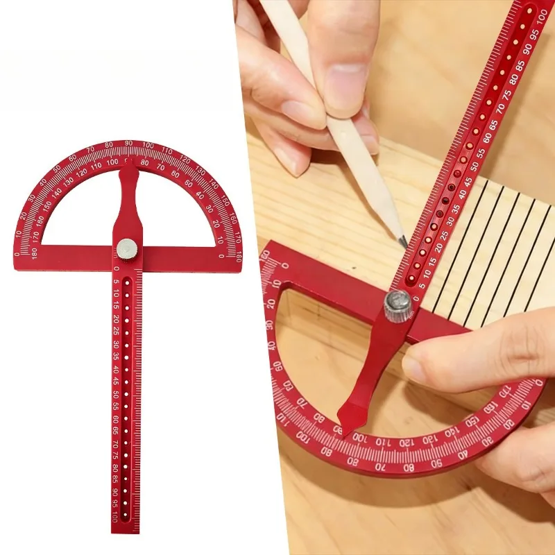 1 шт. угломер из алюминиевого сплава для высокоточной разметки углов, линейка для измерения углов в деревообработке
1 шт. угломер из алюминиевого сплава для высокоточной разметки углов, линейка для измерения углов в деревообработке