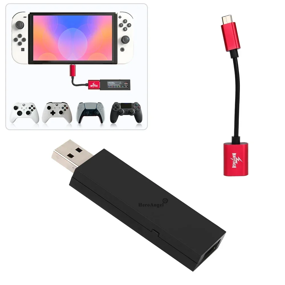 Адаптер-конвертер Mayflash Magic S Pro 2 для беспроводного Bluetooth-контроллера XBOX SERIES S/X, игровой аксессуар
Адаптер-конвертер Mayflash Magic S Pro 2 для беспроводного Bluetooth-контроллера XBOX SERIES S/X, игровой аксессуар