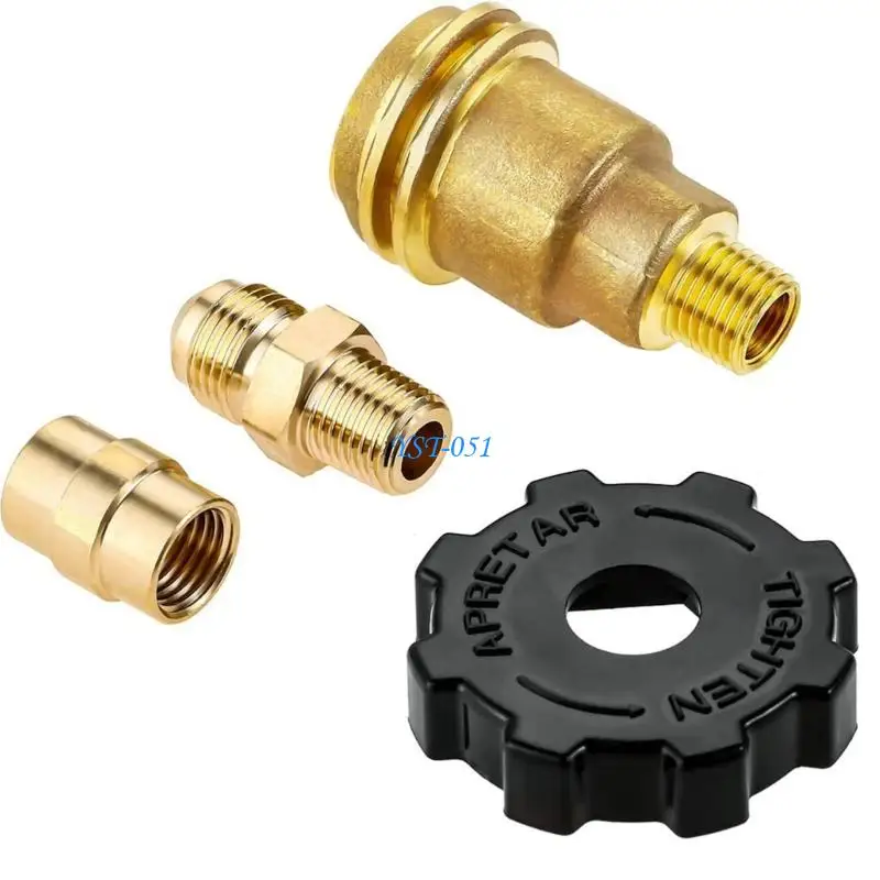 E15A Quick Brass Couplings with 1/4 Threads Strong for Propane Gas
E15A Quick Brass Couplings with 1/4 Threads Strong for Propane Gas