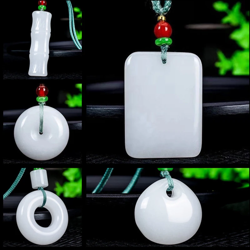 Xinjiang Golden Silk Jade Pendant White Jade Peace and Serenity Pendant White jade pendant in the shape of a gourd and a bread-s
Xinjiang Golden Silk Jade Pendant White Jade Peace and Serenity Pendant White jade pendant in the shape of a gourd and a bread-s
