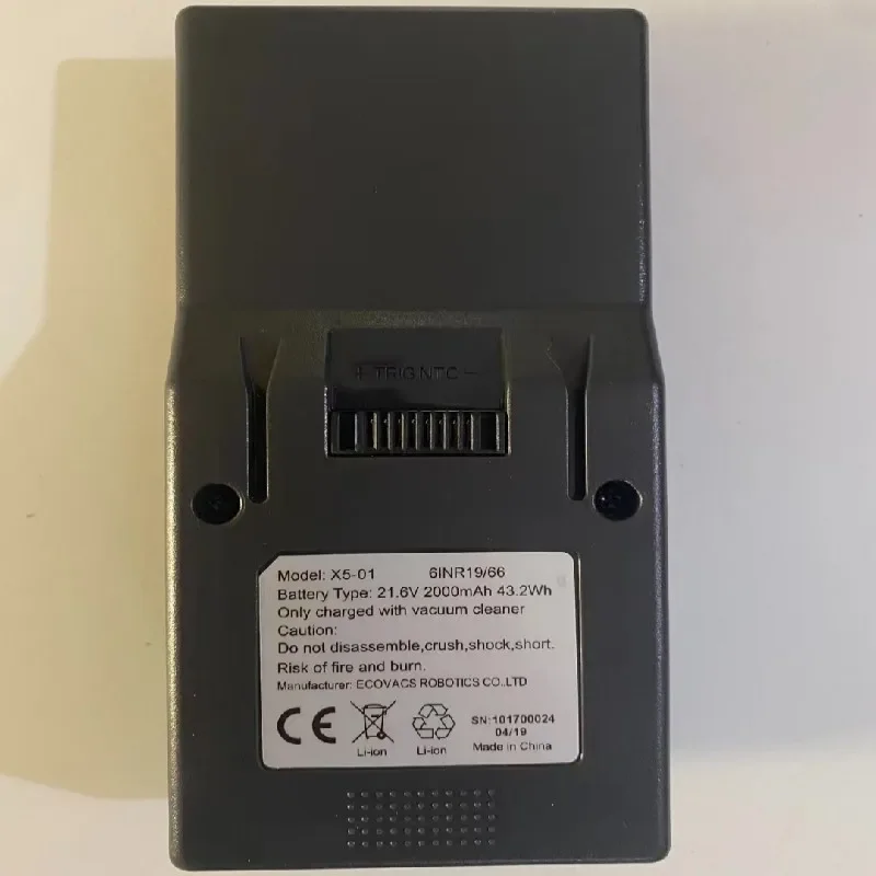 100% Original 2000mAh 21.6V for GENIUS INVICTUS X5-01 Handheld Vacuum Cleaner Battery
100% Original 2000mAh 21.6V for GENIUS INVICTUS X5-01 Handheld Vacuum Cleaner Battery
