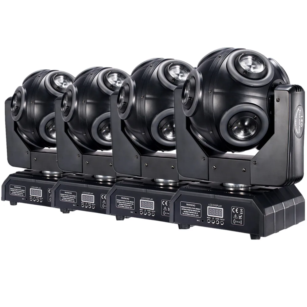 4pcs Moving Head Beam Light with Halo 8x15 150w RGBW 4in1 dmx controller dj lights games party lights disco ball disco light
4pcs Moving Head Beam Light with Halo 8x15 150w RGBW 4in1 dmx controller dj lights games party lights disco ball disco light