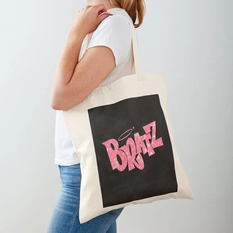 Bratz pink glitter Tote Bag large size bags reusable shopping bag Cloth bags Women's tote bag 
Bratz pink glitter Tote Bag large size bags reusable shopping bag Cloth bags Women's tote bag