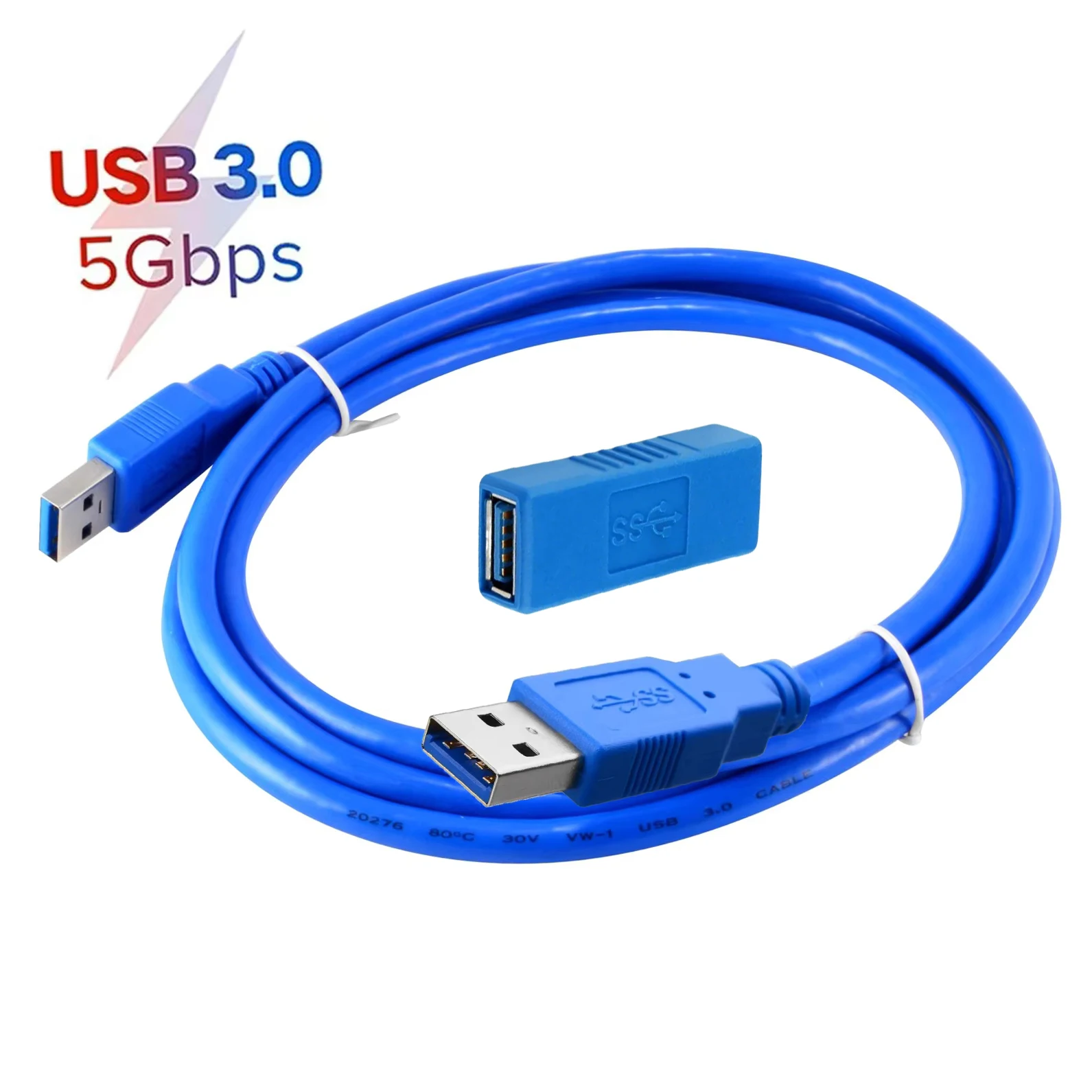 6 Feet 1.8 Meter USB3.0 A-A Extension Cable High Speed Data & Power Cord for Desktop Laptop External Hard Drive Hub Cooler
6 Feet 1.8 Meter USB3.0 A-A Extension Cable High Speed Data & Power Cord for Desktop Laptop External Hard Drive Hub Cooler
