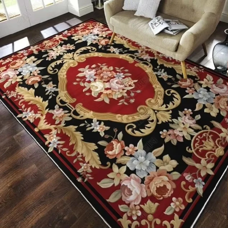 Luxury European Style Big Size Carpet Non-Slip Living Room Bedroom Rug Soft Washable Coffee Table Mat with Flower Design
Luxury European Style Big Size Carpet Non-Slip Living Room Bedroom Rug Soft Washable Coffee Table Mat with Flower Design