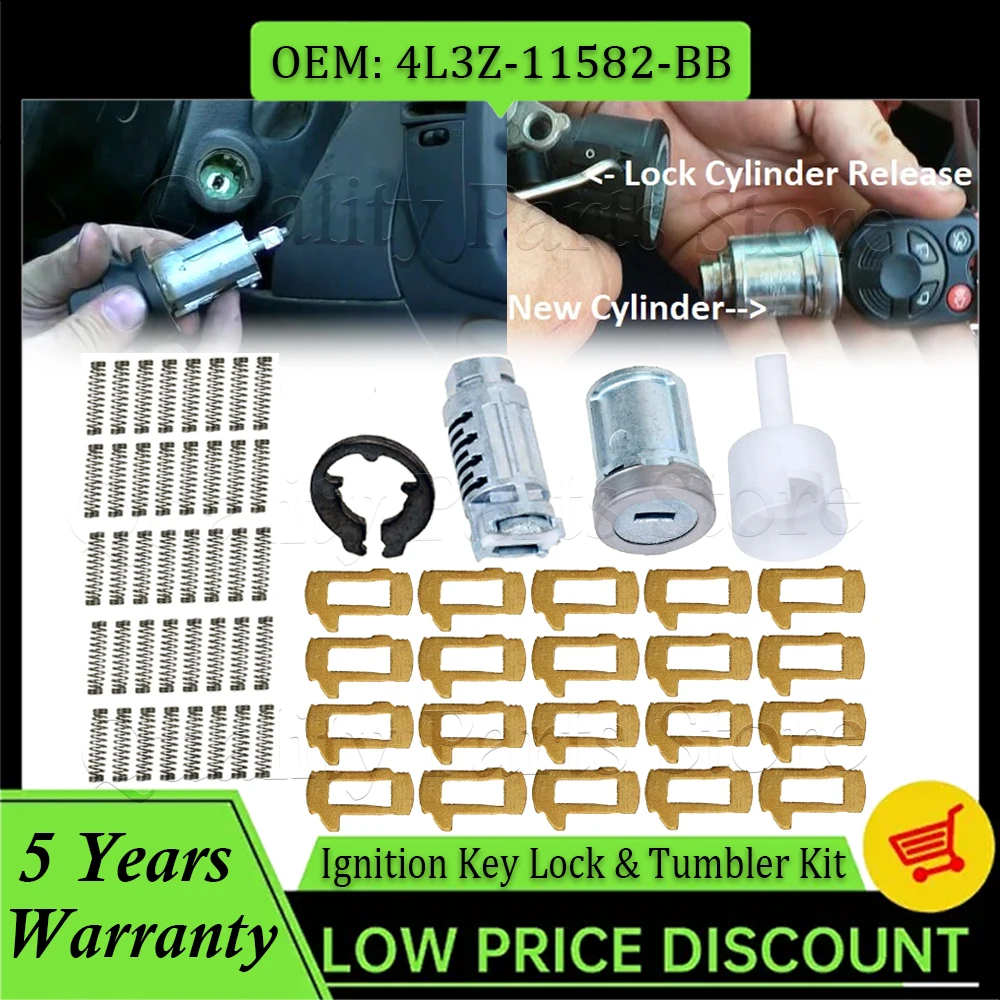 Ignition Key Lock Cylinder & Tumbler Repair Kit For Ford Edge 2011-2015 For Mercury Mountaineer 2005-2010 924-717 4L3Z-11582-BB
Ignition Key Lock Cylinder & Tumbler Repair Kit For Ford Edge 2011-2015 For Mercury Mountaineer 2005-2010 924-717 4L3Z-11582-BB