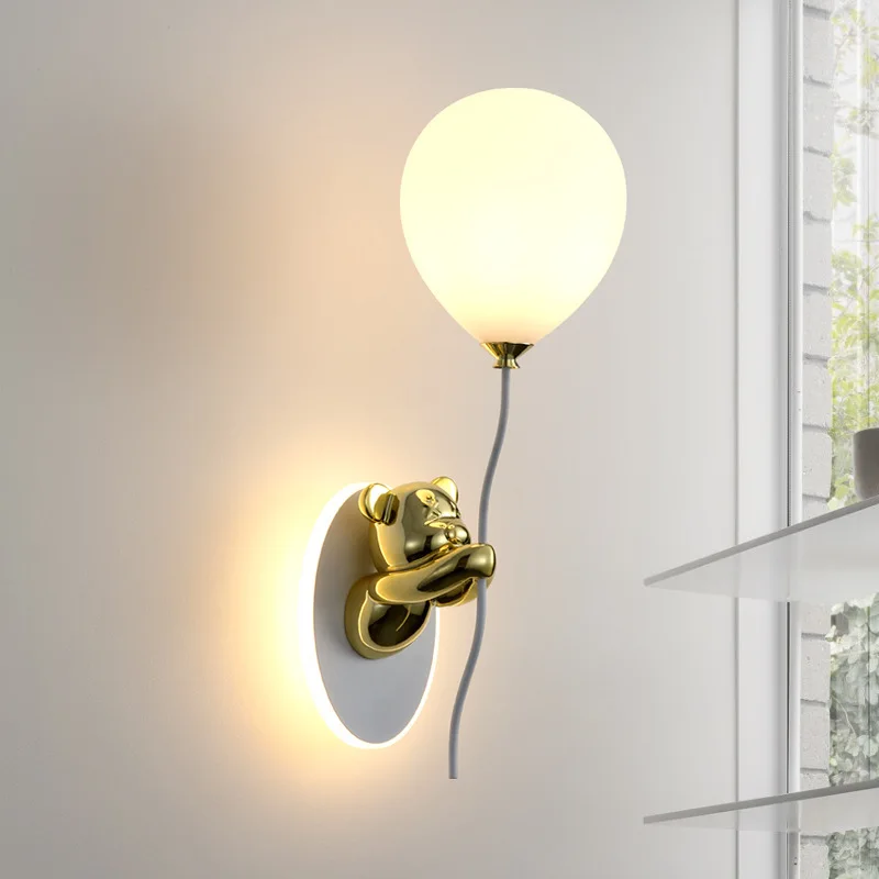 Acrylic Balloon Resin Bear Room Decoration Wall Light Romantic Boys Girls Room Cartoon Lighting Lamp Atmosphere Sense LED Luster
Acrylic Balloon Resin Bear Room Decoration Wall Light Romantic Boys Girls Room Cartoon Lighting Lamp Atmosphere Sense LED Luster