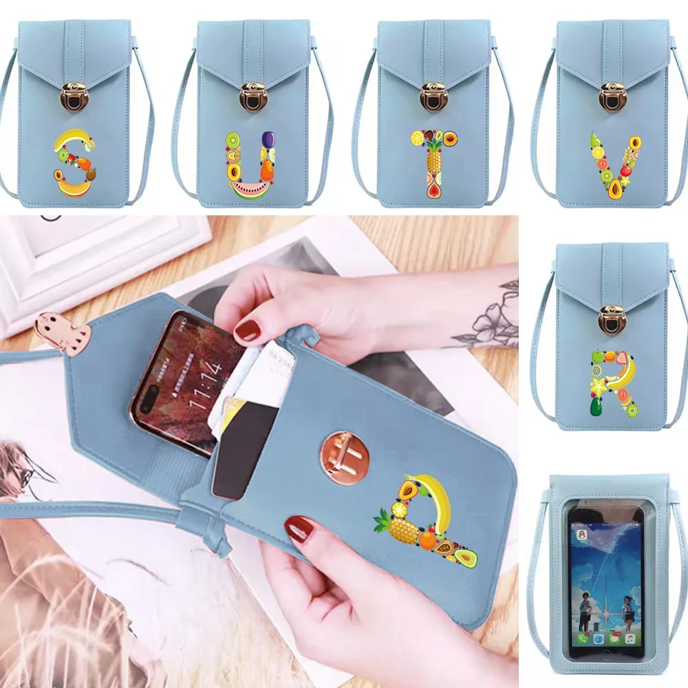 Shopping Bags Wallets Touch Screen Cell Phone Purse Crossbody Shoulder Bag Fruit Letter Print Handbag Perfect Travel Shopping
Shopping Bags Wallets Touch Screen Cell Phone Purse Crossbody Shoulder Bag Fruit Letter Print Handbag Perfect Travel Shopping