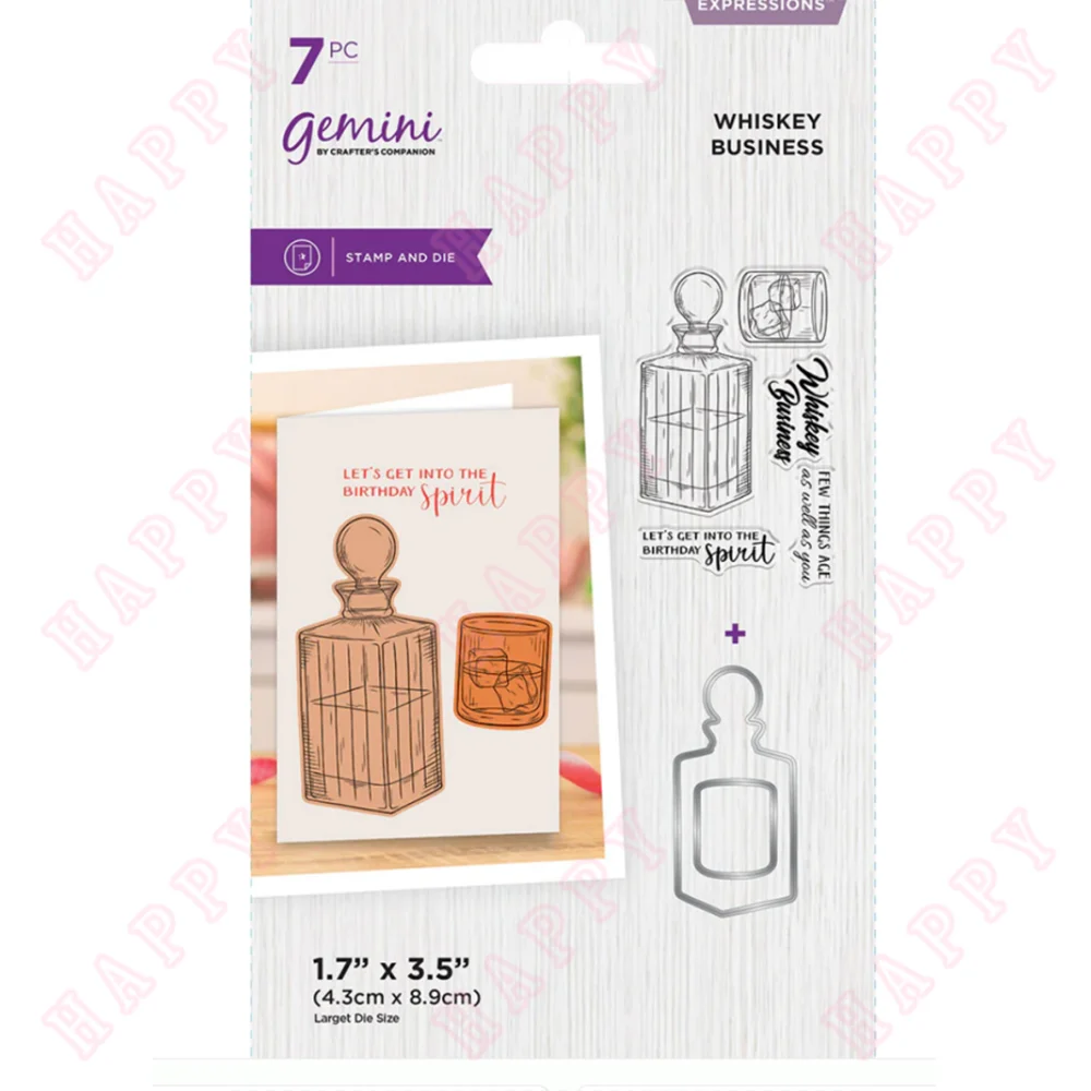 Stamp & Die Whiskey Business Metal Cutting Dies And Stamps DIY Scrapbooking Card Stencil Paper Cards Handmade Album Sheets Party
Stamp & Die Whiskey Business Metal Cutting Dies And Stamps DIY Scrapbooking Card Stencil Paper Cards Handmade Album Sheets Party