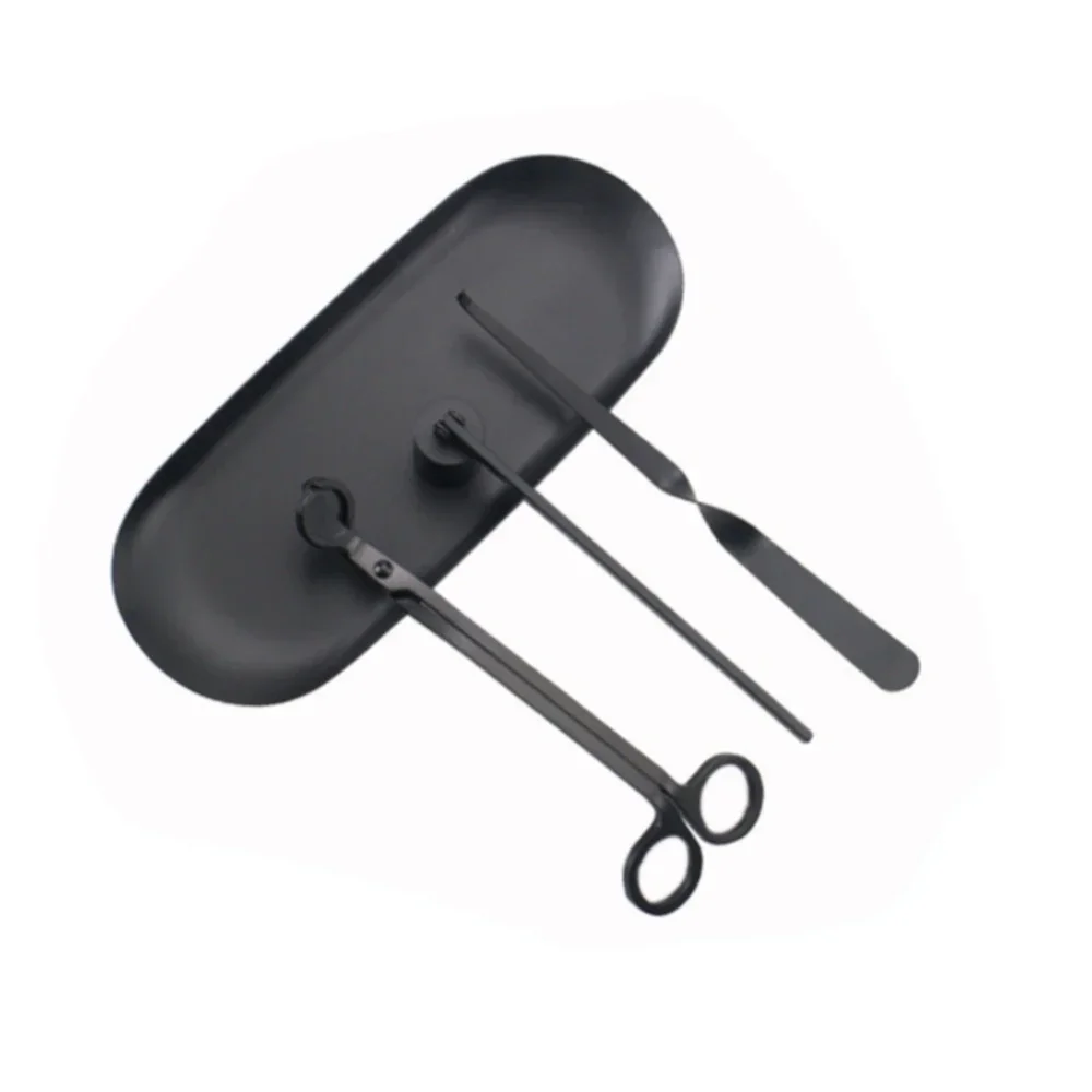 4Pcs Candle Accessory Set with Storage Tray Plate Candle Wick Trimmer Snuffer Dipper Tool for Candles Stainless Steel Rustproof
4Pcs Candle Accessory Set with Storage Tray Plate Candle Wick Trimmer Snuffer Dipper Tool for Candles Stainless Steel Rustproof
