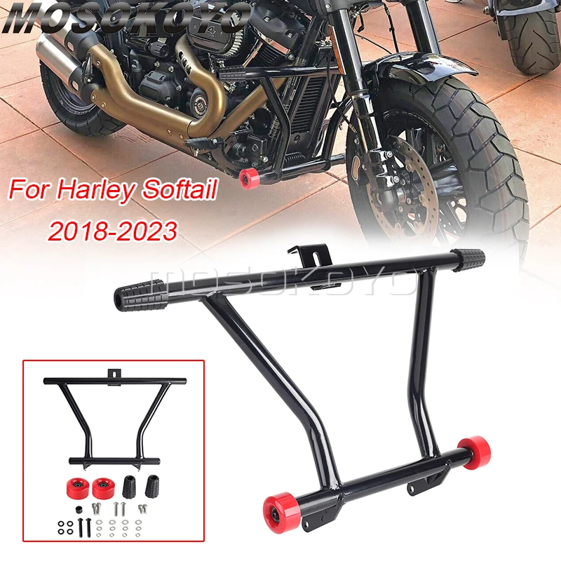 Motorcycle Highway Crash Bar For Harley Softail Street Bob Low Rider FXLR FXBB FXLRS Standard FXST 18-Up Engine Bumper Guards
Motorcycle Highway Crash Bar For Harley Softail Street Bob Low Rider FXLR FXBB FXLRS Standard FXST 18-Up Engine Bumper Guards