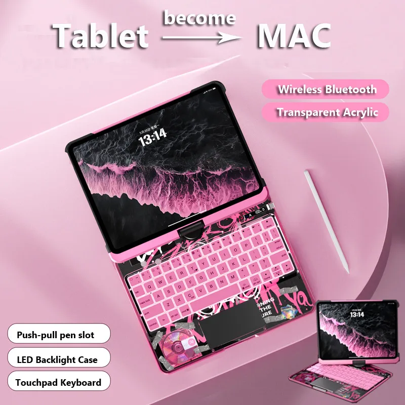 Case for IPad Pro 13 11 2025 A16 10.9 9th 10th 11th Gen Pro 13 M5 M4 12.9 11th Air 11 5 4 M3 M2 Transparent Crysta Keyboard Case
Case for IPad Pro 13 11 2025 A16 10.9 9th 10th 11th Gen Pro 13 M5 M4 12.9 11th Air 11 5 4 M3 M2 Transparent Crysta Keyboard Case