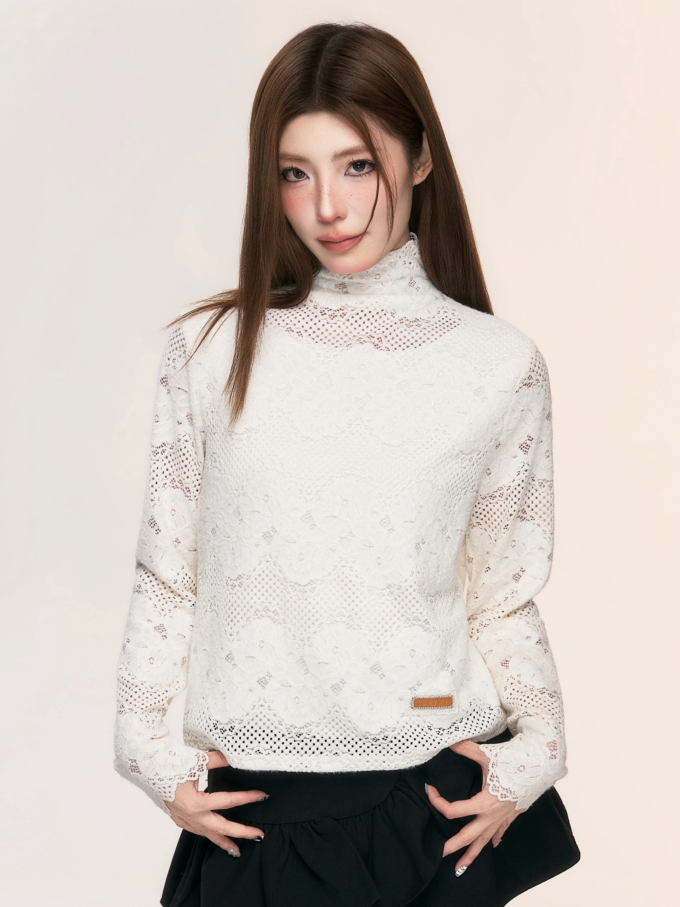 ISNI Store Fce кружевная блузка на подкладке женская осень-зима Ele Sle плюс размер универсальная основа irt сладкий эффект похудения
ISNI Store Fce кружевная блузка на подкладке женская осень-зима Ele Sle плюс размер универсальная основа irt сладкий эффект похудения