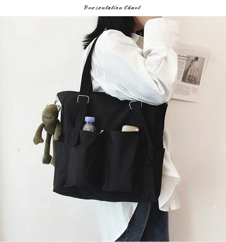 Women's Bag Shopper Simple Fashion Zipper Handbags Nylon Waterproof Solid Crossbody Large Capacity Tote Shoulder Bags For Girl
Women's Bag Shopper Simple Fashion Zipper Handbags Nylon Waterproof Solid Crossbody Large Capacity Tote Shoulder Bags For Girl