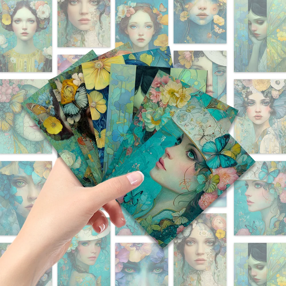 16pcs,Fantasy Floral Girl Art Postcards, Surreal Style, birthday/anniversary gifts, collectibles, suitable for gift-giving
16pcs,Fantasy Floral Girl Art Postcards, Surreal Style, birthday/anniversary gifts, collectibles, suitable for gift-giving