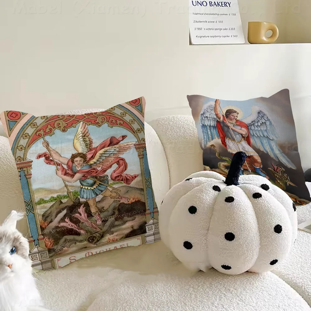 The Holy Archangel Michael Pillow Cushion Cover Pillowcase Living Room Sofa Home Decor Customized
The Holy Archangel Michael Pillow Cushion Cover Pillowcase Living Room Sofa Home Decor Customized