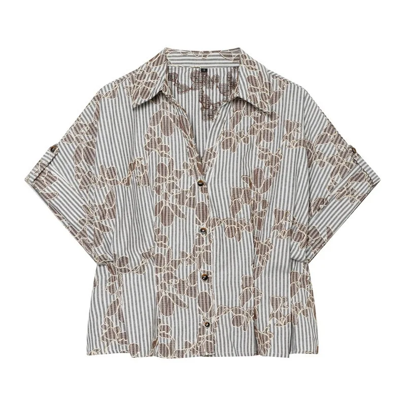 Withered 2026 New Fashion Style Women's Loose Bead Embroidered Short Shirt Blouses Women's Clothes Shirts Tops
Withered 2026 New Fashion Style Women's Loose Bead Embroidered Short Shirt Blouses Women's Clothes Shirts Tops