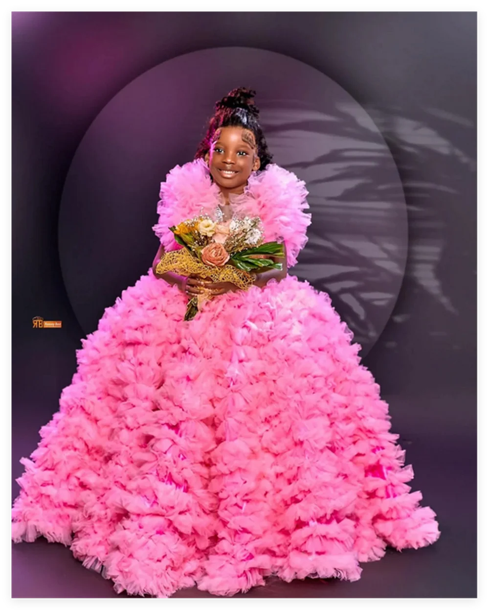 Pink Flower Girl Dresses Tulle Tiered Appliques With Tailing Sleeveless For Birthday Wedding Party Banquet Princess Gowns
Pink Flower Girl Dresses Tulle Tiered Appliques With Tailing Sleeveless For Birthday Wedding Party Banquet Princess Gowns