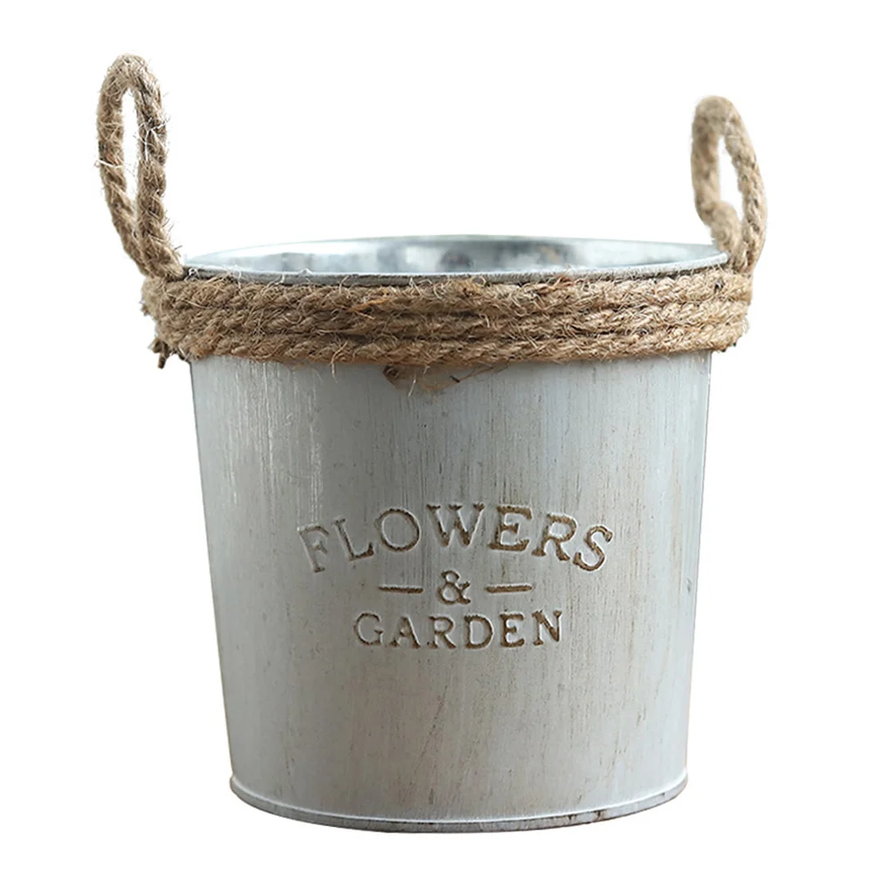 Iron Flower Bucket Planter Decorative Storage Home Office Pastoral Style Basket Plant Stand Lightweight
Iron Flower Bucket Planter Decorative Storage Home Office Pastoral Style Basket Plant Stand Lightweight