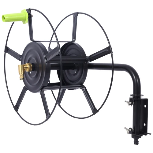 Swivel Hose Reel Wall Mount - 180 Degree Pivot Hose Hanger - Great for Garden Storage - Hose Holder Wall Mount for Garden Hose
Swivel Hose Reel Wall Mount - 180 Degree Pivot Hose Hanger - Great for Garden Storage - Hose Holder Wall Mount for Garden Hose