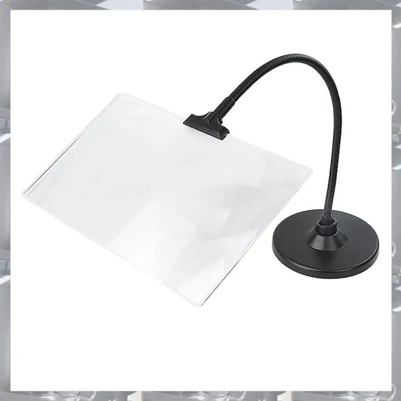 4X Gooseneck Magnifier With Stand, Flexible Gooseneck Full Book Page Magnifying, For Low Vision Seniors With Aging Eyes
4X Gooseneck Magnifier With Stand, Flexible Gooseneck Full Book Page Magnifying, For Low Vision Seniors With Aging Eyes