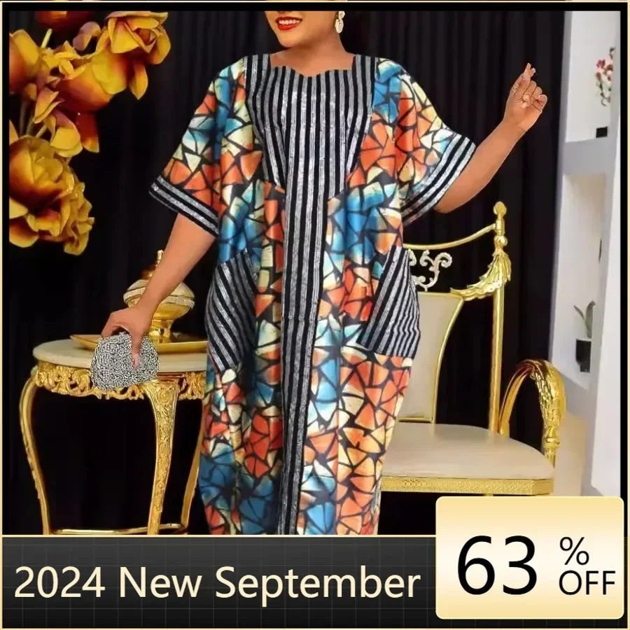 Customized Ankara Dresses Dashiki African Dresses for Women Summer African Half Sleeve Sequin Printing Party Evening Long Maxi D
Customized Ankara Dresses Dashiki African Dresses for Women Summer African Half Sleeve Sequin Printing Party Evening Long Maxi D