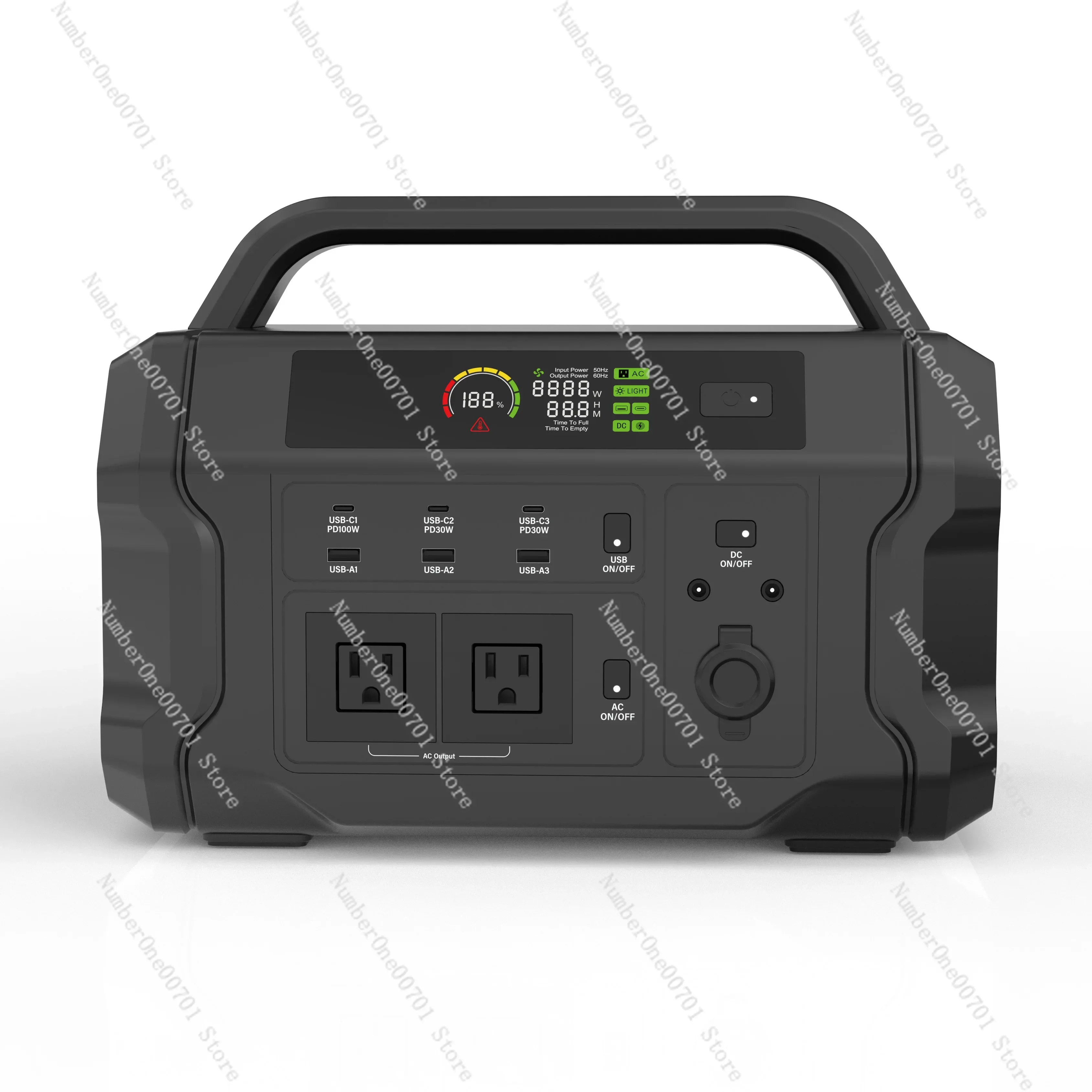 1200W 110V 220V 230V AC DC Output Solar Powered Quick Charge UPS Portable Power Station for Camping
1200W 110V 220V 230V AC DC Output Solar Powered Quick Charge UPS Portable Power Station for Camping